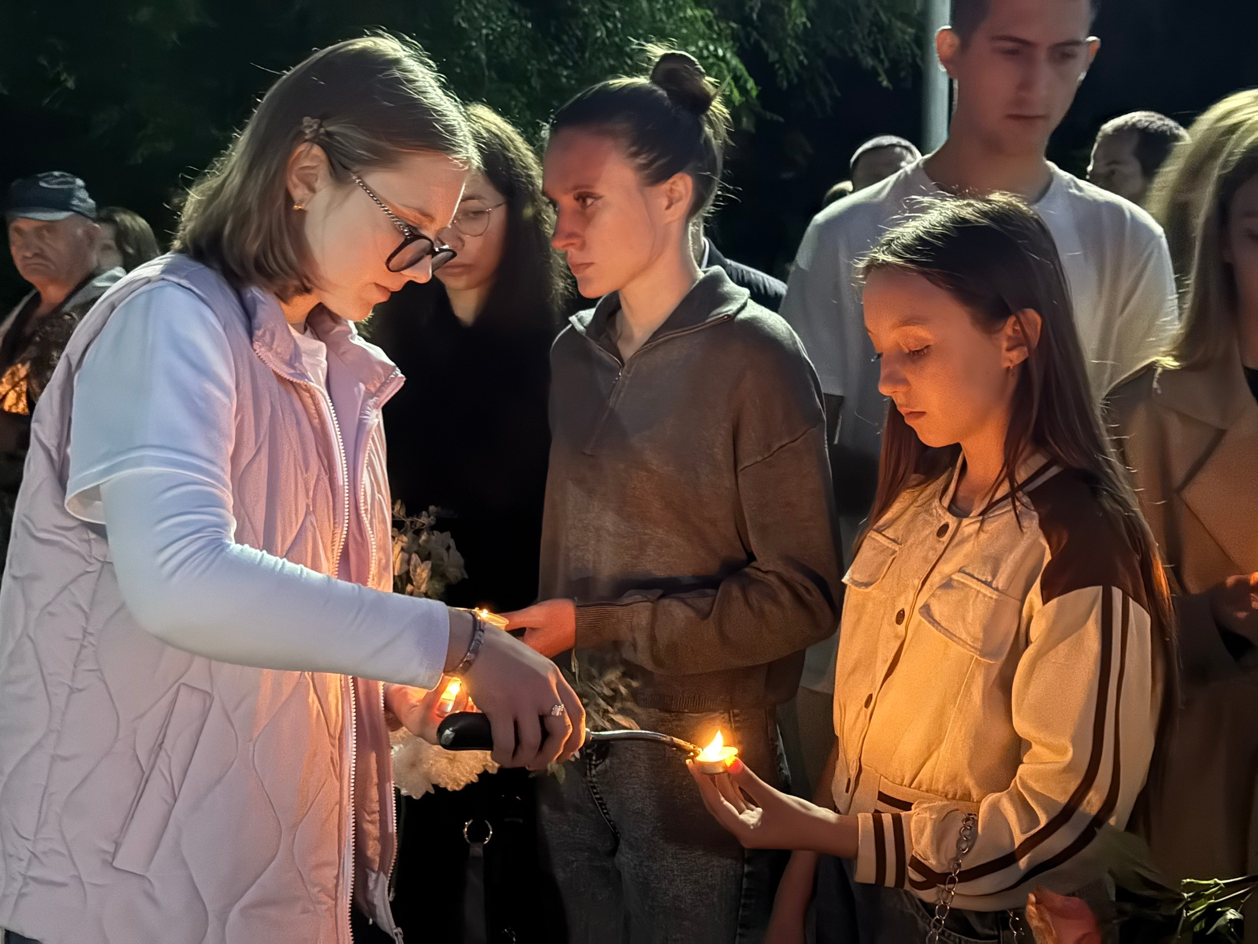 «Свеча памяти» зажглась в Борисоглебске