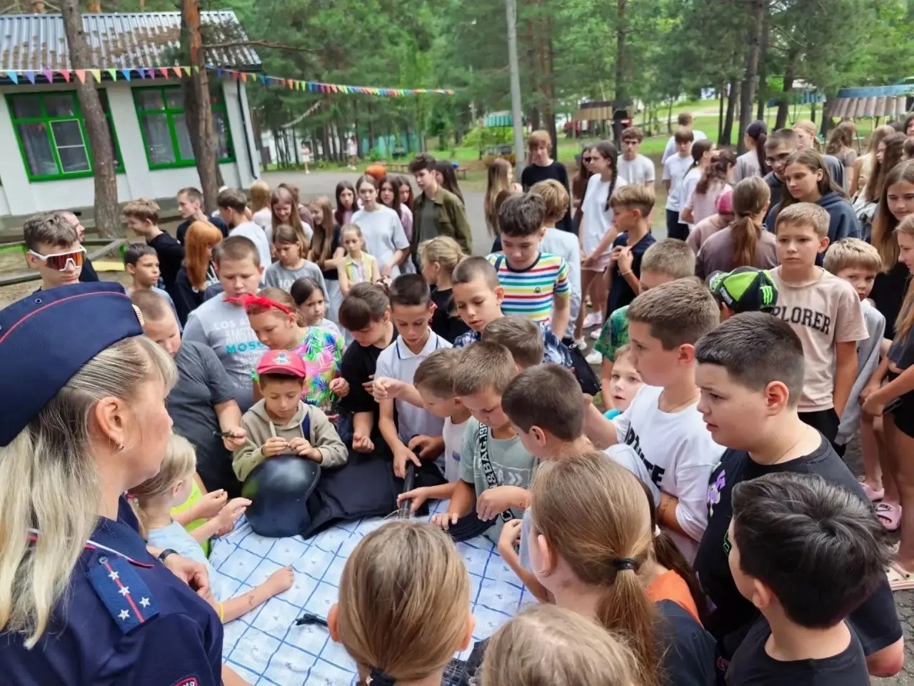 В детском лагере «Дружба» прошла встреча с полицией