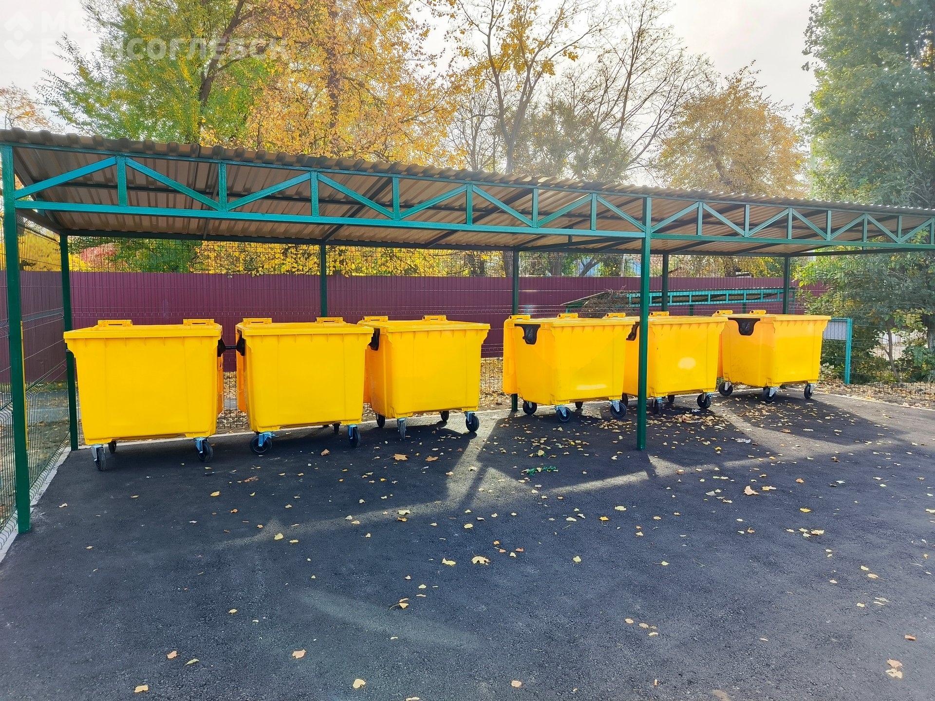 В Борисоглебске установили новые мусорные контейнеры